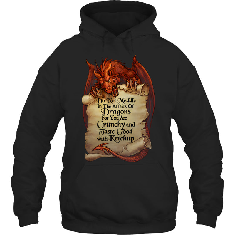 BlackHoodieDoNotMeddleInTheAffarisOfDragonsGiftForDragonLovers
