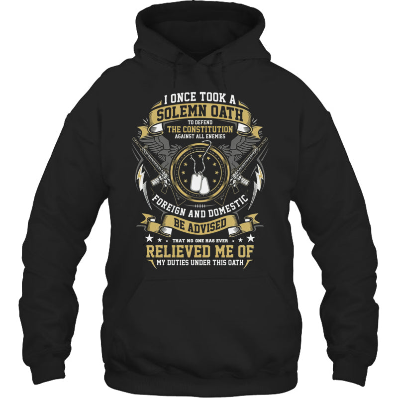 BlackHoodieIOnceTookASolemnOathGiftForVeteran