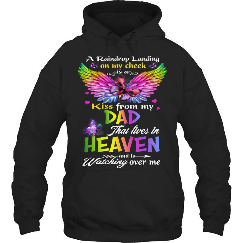 BlackHoodieInRaindropLandingMemoryOfDadAngelKnowHeavenBeautifulPlaceMemoriesHeaven