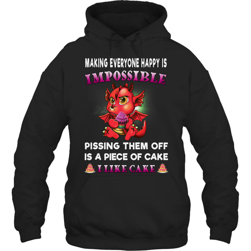 BlackHoodieMakingEveryoneHappyIsInpossibleFunnyDragonShirtWomenGiftForDragonLovers