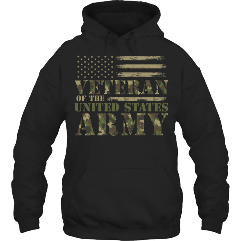 BlackHoodieVeteranOfTheUnitedStatesArmyCamouflageUSFlagVeteranGiftForVeteran