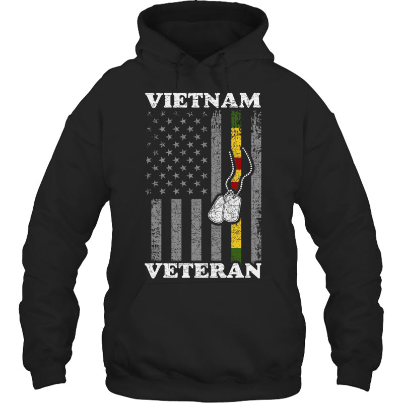 BlackHoodieVietnamVeteranUSFlagGiftVietnamWarVetVeteranGiftForVeteranV2