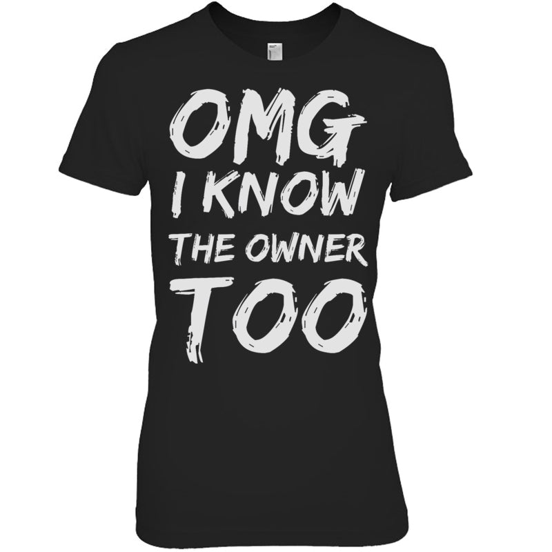 BlackWomanTshirtIKnowTheOwnerTooFunnyBartenderBouncerPubBartenderTShirt
