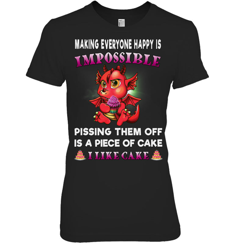 BlackWomanTshirtMakingEveryoneHappyIsInpossibleFunnyDragonShirtWomenGiftForDragonLovers