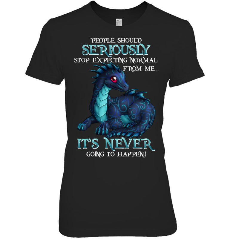 BlackWomanTshirtPeopleShouldSeriouslyGiftForDragonLovers