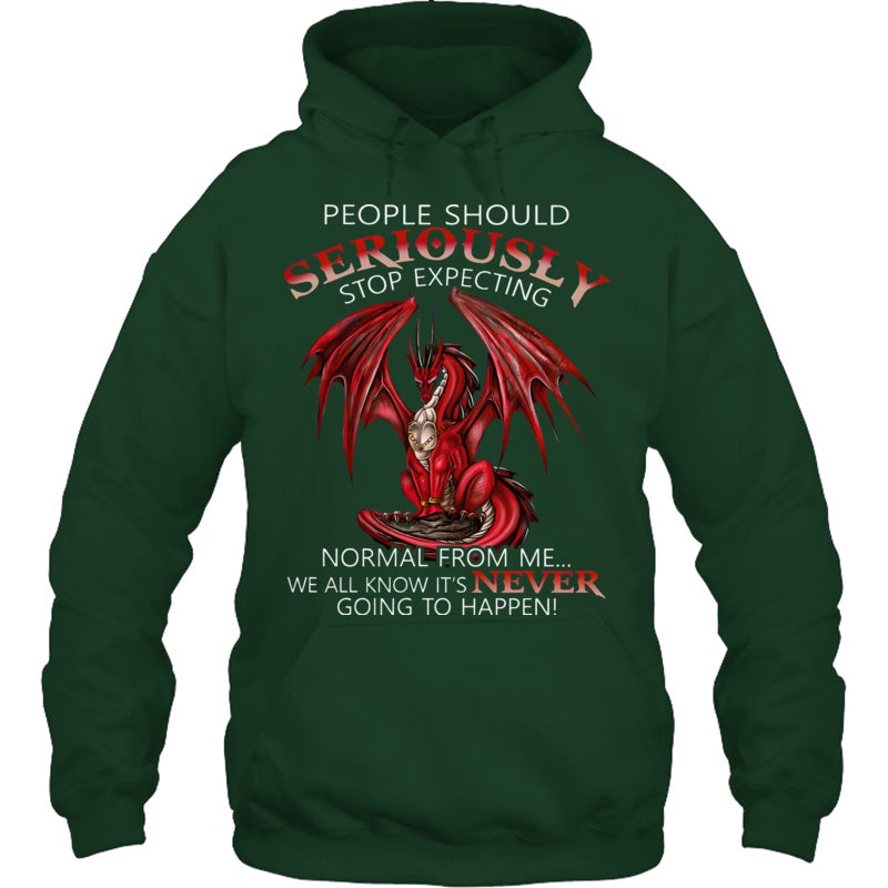 ForestGreenHoodiePeopleShouldSeriouslyStopExpectingGiftForDragonLovers