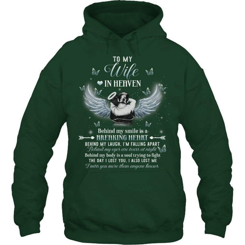 ForestGreenHoodieToMyWifeInHeavenBehindMySmileIsABreakingHeartHeaven