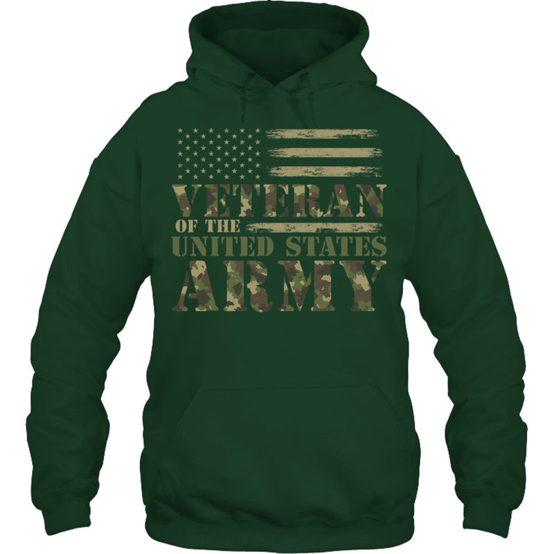 ForestGreenHoodieVeteranOfTheUnitedStatesArmyCamouflageUSFlagVeteranGiftForVeteran