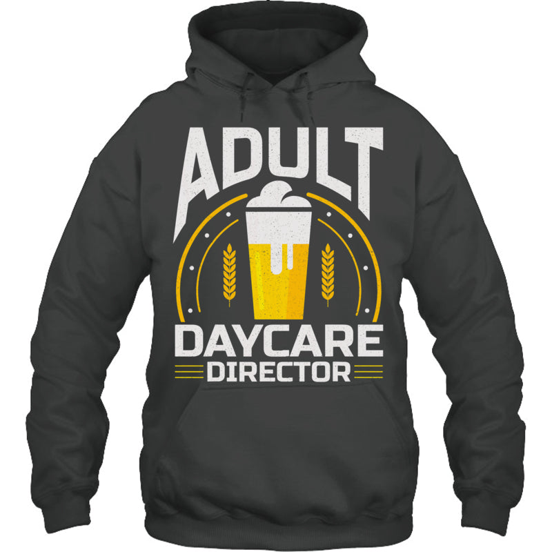 HeatherDarkGreyHoodieAdultDaycareDirectorGiftForBartender