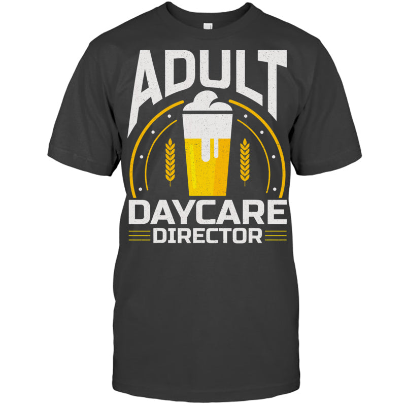 HeatherDarkGreyTshirtAdultDaycareDirectorGiftForBartender