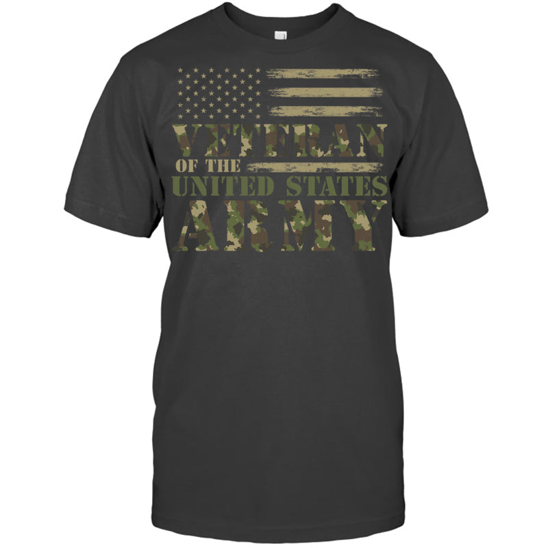 HeatherDarkGreyTshirtVeteranOfTheUnitedStatesArmyCamouflageUSFlagVeteranGiftForVeteran