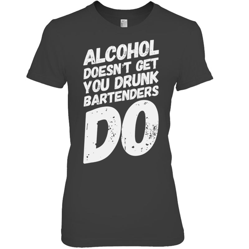 HeatherDarkGreyWomanTshirtFunnyBartenderHumorDrunkBartenderTShirt