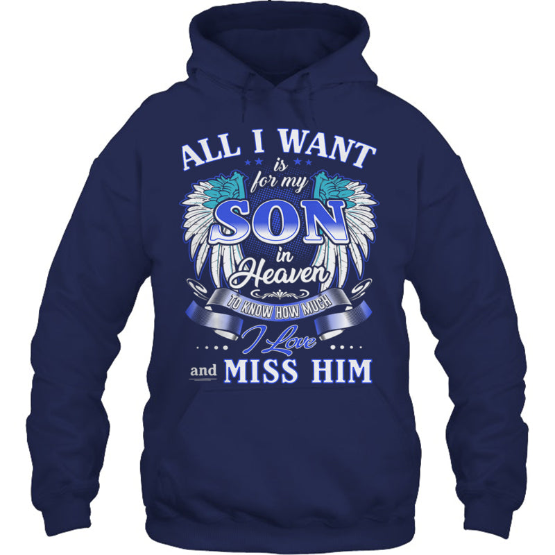 NavyHoodieAllIWantIsForMySonInHeaven