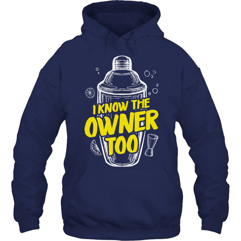 NavyHoodieIKnowTheOwnerTooGiftForBartender