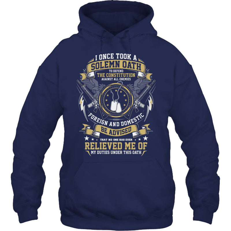 NavyHoodieIOnceTookASolemnOathGiftForVeteran