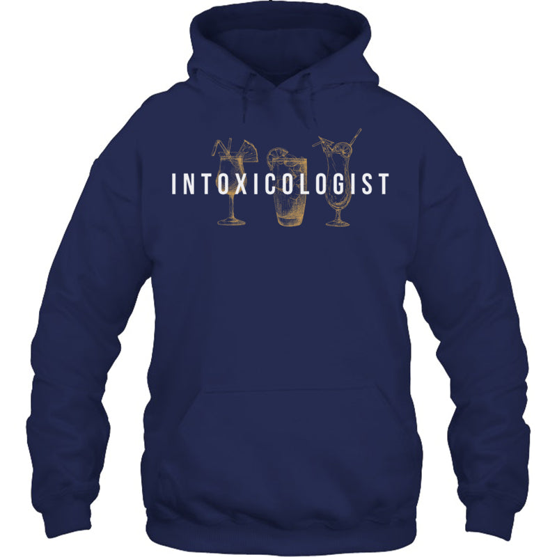 NavyHoodieIntoxicologistBartenderTapsterBartendingBarPubOwnerGiftForBartender