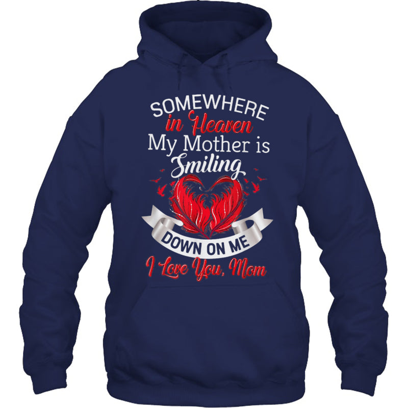 NavyHoodieSomewhereInHeavenMyMotherIsSmilingDownOnMeHeaven