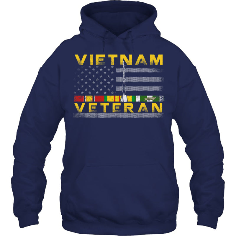 NavyHoodieVietnamVeteranUSFlagGiftVietnamWarVetVeteranGiftForVeteran