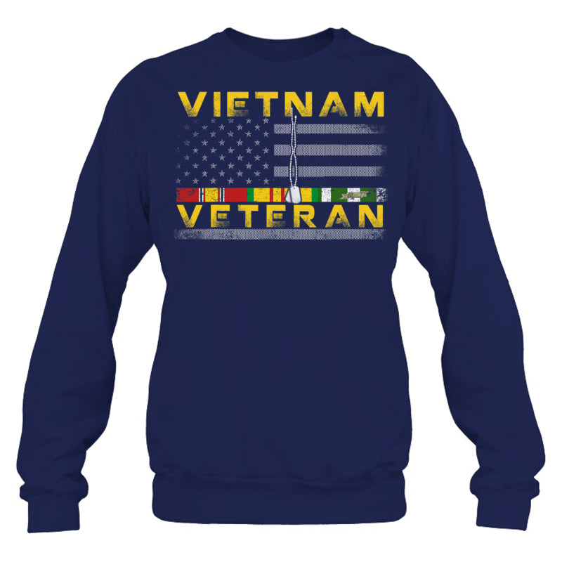 NavySweatshirtVietnamVeteranUSFlagGiftVietnamWarVetVeteranGiftForVeteran