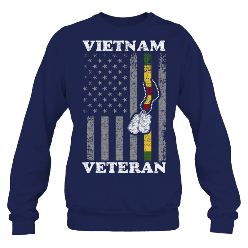 NavySweatshirtVietnamVeteranUSFlagGiftVietnamWarVetVeteranGiftForVeteranV2