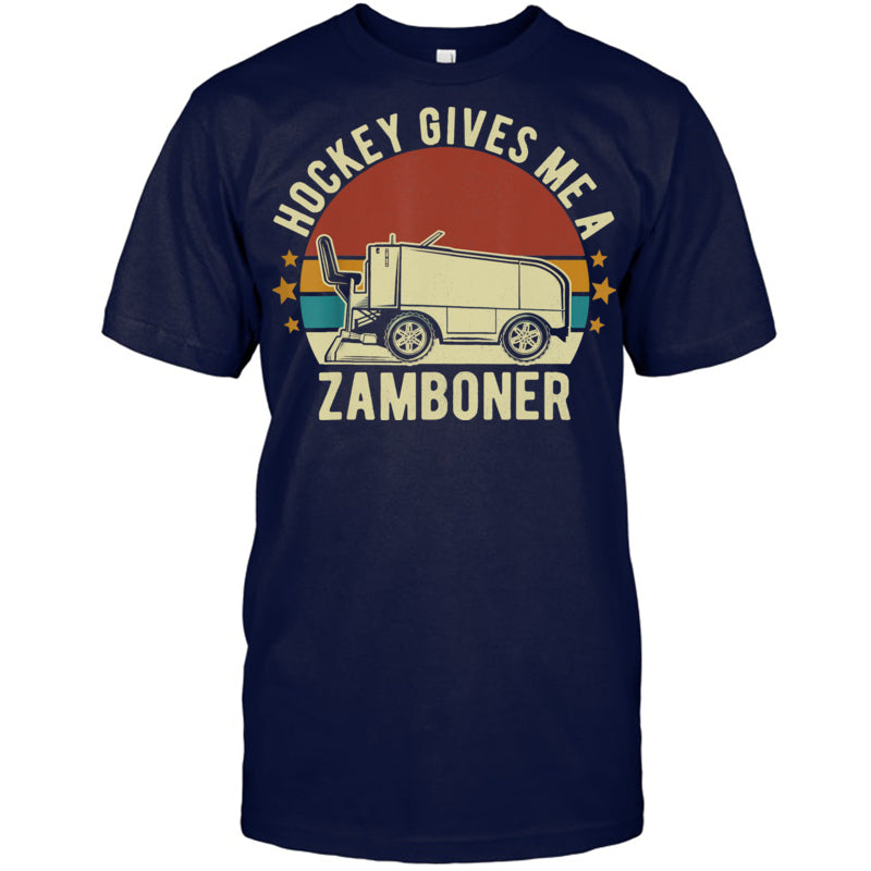 NavyTshirtHockeyGivesMeAZambonerFunnyGiftForIceHockeyFanIceHockeyPlayer