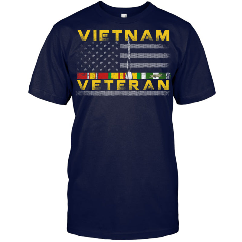 NavyTshirtVietnamVeteranUSFlagGiftVietnamWarVetVeteranGiftForVeteran