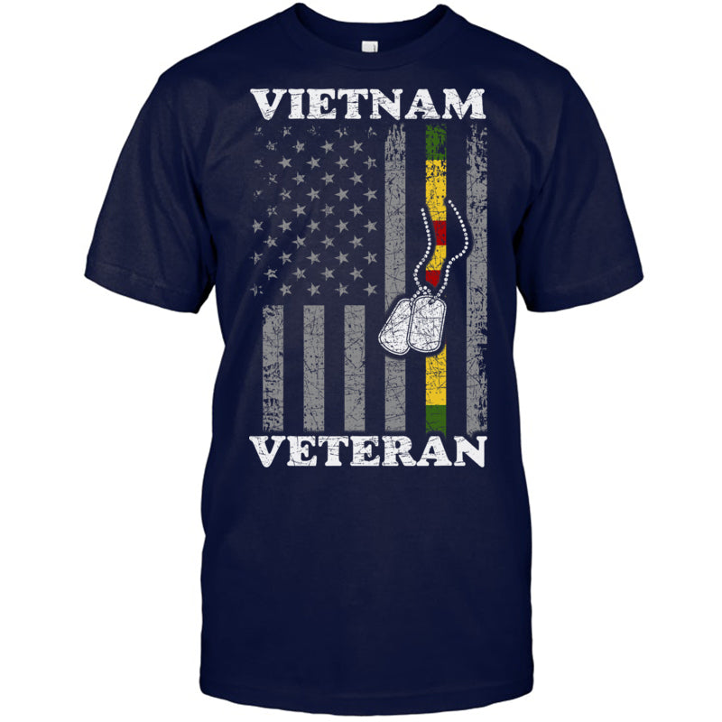 NavyTshirtVietnamVeteranUSFlagGiftVietnamWarVetVeteranGiftForVeteranV2