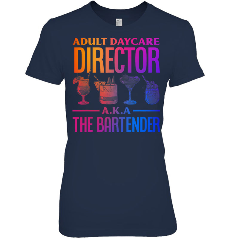 NavyWomanTshirtAdultDaycareDirectorA