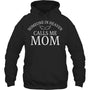 BlackHoodieSomeoneInHeavenCallsMeMomAngelWingsHeavenMemorialGift