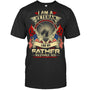 BlackTshirtIAmAVeteranLikeMyFatherBeforeMeGiftForVeteran