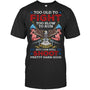 BlackTshirtTooOldToFightTooSlowToRunButICanStillShootGiftForVeteran