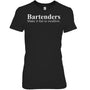 BlackWomanTshirtWomensBartendersMakeItFunToSwallowFunnyBartendingVneck1BartenderTShirt