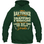 ForestGreenHoodieI_mABartenderNotADogGiftForBartender