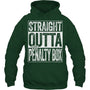 ForestGreenHoodieStraightOuttaThePenaltyBoxGiftForIceHockeyFanIceHockeyPlayerV3