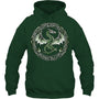 ForestGreenHoodieTribalIrishGreenCelticKnotFantasyCelticDragonGiftForDragonLovers