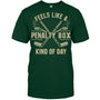 ForestGreenTshirtFeelsLikeAPenaltyBoxKindOfDayGiftForIceHockeyFanIceHockeyPlayer