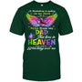 ForestGreenTshirtInRaindropLandingMemoryOfDadAngelKnowHeavenBeautifulPlaceMemoriesHeaven