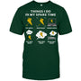ForestGreenTshirtThingIDoInMySpareTimePlayHockeyGiftForIceHockeyFanIceHockeyPlayer