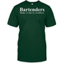 ForestGreenTshirtWomensBartendersMakeItFunToSwallowFunnyBartendingVneck1BartenderTShirt