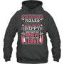 HeatherDarkGreyHoodieBartenderRulesEveryoneMakesMeHappyGiftForBartender