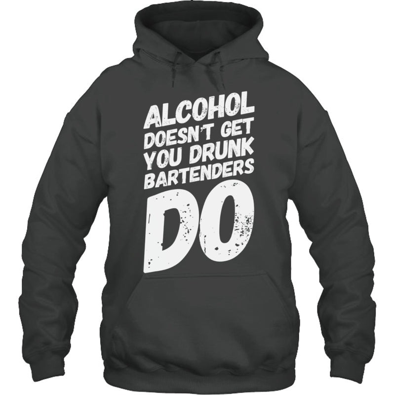 HeatherDarkGreyHoodieFunnyBartenderHumorDrunkBartenderTShirt