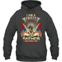 HeatherDarkGreyHoodieIAmAVeteranLikeMyFatherBeforeMeGiftForVeteran