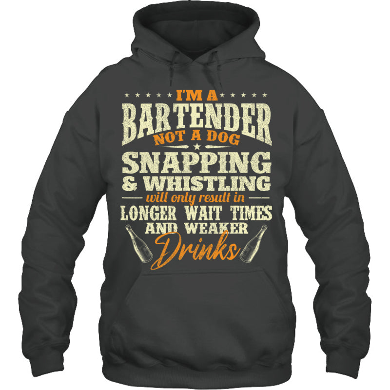 HeatherDarkGreyHoodieI_mABartenderNotADogGiftForBartender