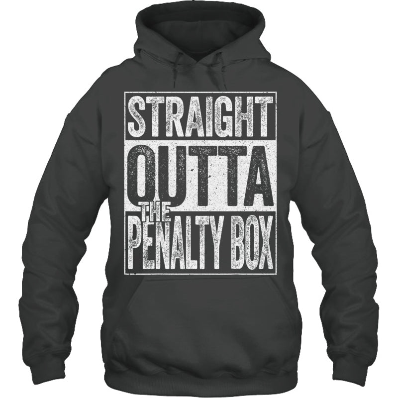 HeatherDarkGreyHoodieStraightOuttaThePenaltyBoxGiftForIceHockeyFanIceHockeyPlayerV3