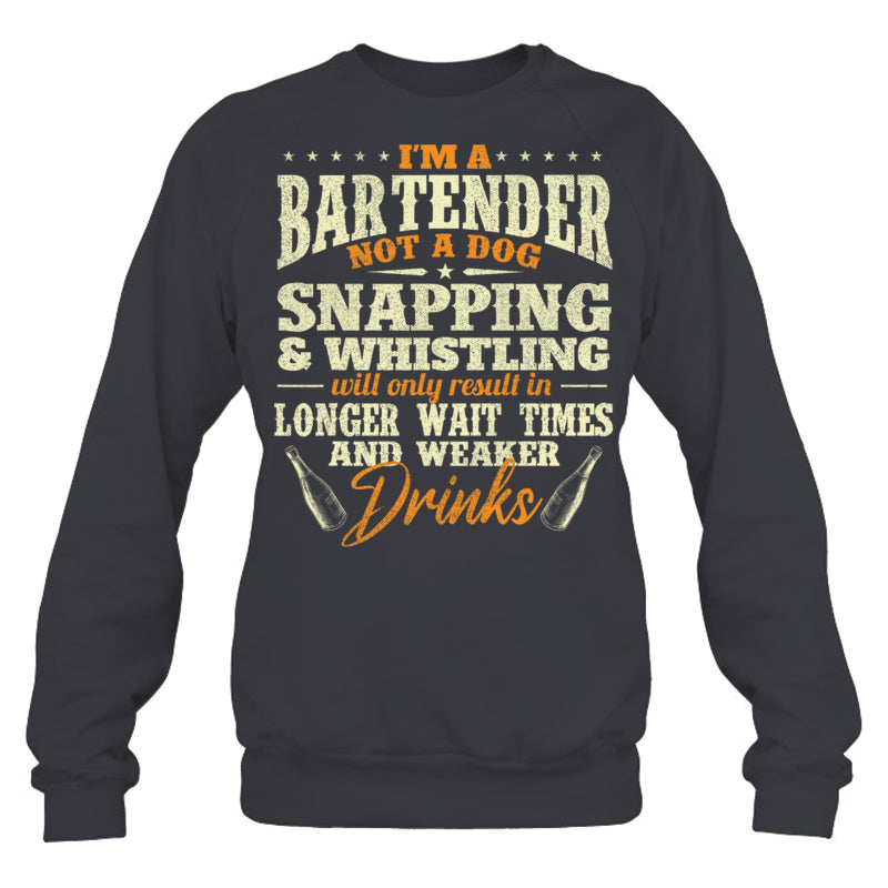 HeatherDarkGreySweatshirtI_mABartenderNotADogGiftForBartender