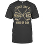 HeatherDarkGreyTshirtFeelsLikeAPenaltyBoxKindOfDayGiftForIceHockeyFanIceHockeyPlayer