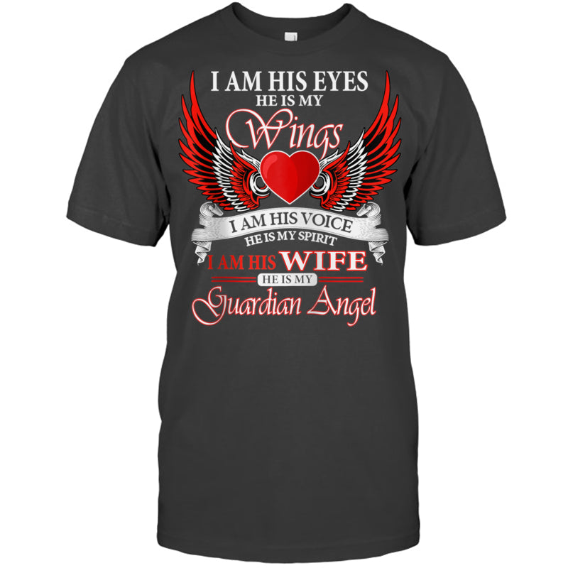 HeatherDarkGreyTshirtIAmHisWifeHeIsMyWingsMyGuardianAngelHeaven