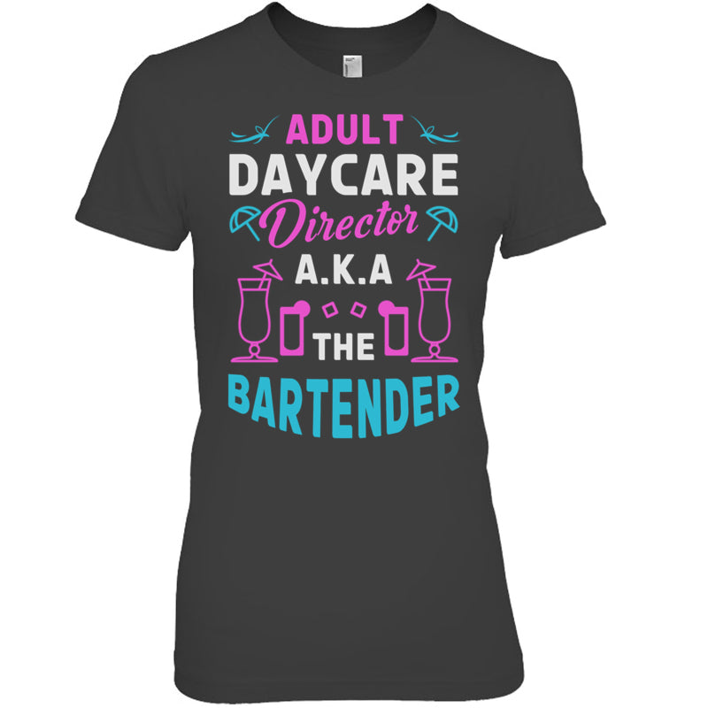 HeatherDarkGreyWomanTshirtAdultDaycareDirectorA