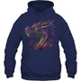 NavyHoodieThinkingDragonLoverBeautifulPurpleFunFantasyArtCoolGiftForDragonLovers