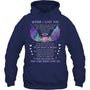 NavyHoodieWhenILostYouYesMyHeartIsBrokenThatCameWhenILostYouHeavenMemorialGift